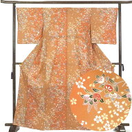 【SS10％OFF】【中古】小紋 リサイクル着物 身丈166cm 裄67cm 前幅26.5cm 後幅30cm 袖丈49cm 袖幅35cm レ…