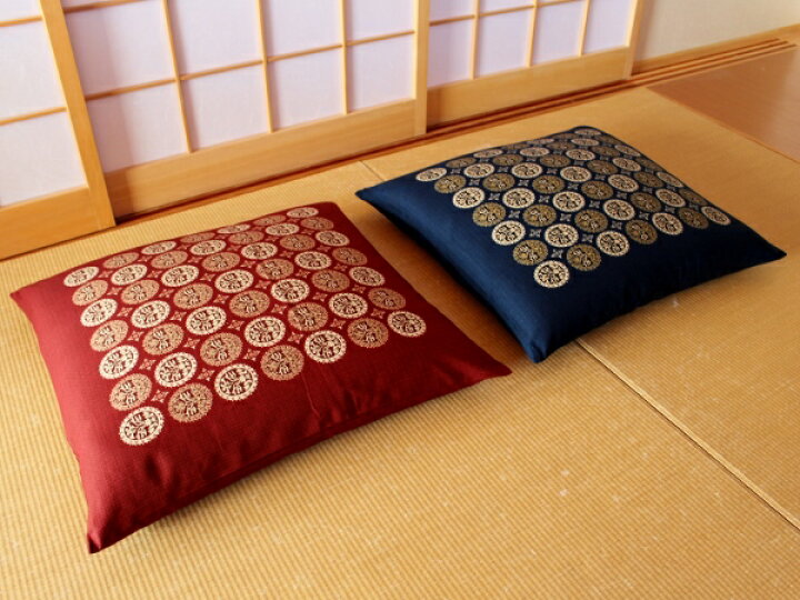 楽天市場】日本製 座布団カバー 5枚セット55×59cm(銘仙判