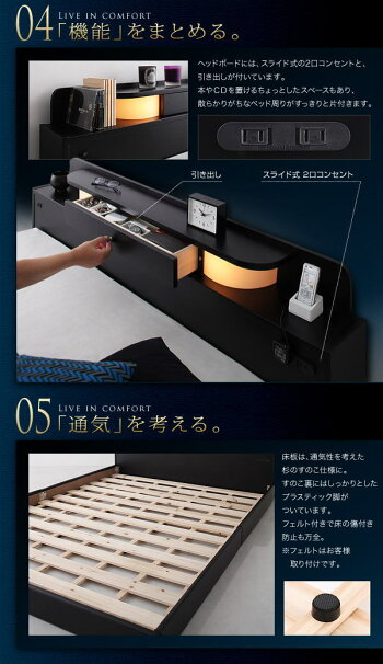 シングル照明、コンセント、引き出し付きフロアベッドフレームとプレミアムボンネルコイルマットのセット関連ワード:シングルベッドシングルサイズベットローベッドベッドフレームスノコすのこベッドヘッドボード付きベッド