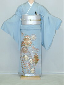 【色留袖】レンタル 23号 H123cm迄 留袖 フルセットレンタル 往復送料無料 2L 3L 4L 15号 17号 19号 21号 23号 大きいサイズ ワイドサイズ ゆったりサイズ 色留袖レンタル 貸衣装 正絹 結婚式 表彰式 母親 服装 とめそで トメソデ 色留め袖 【it453】春冬キャンペーン