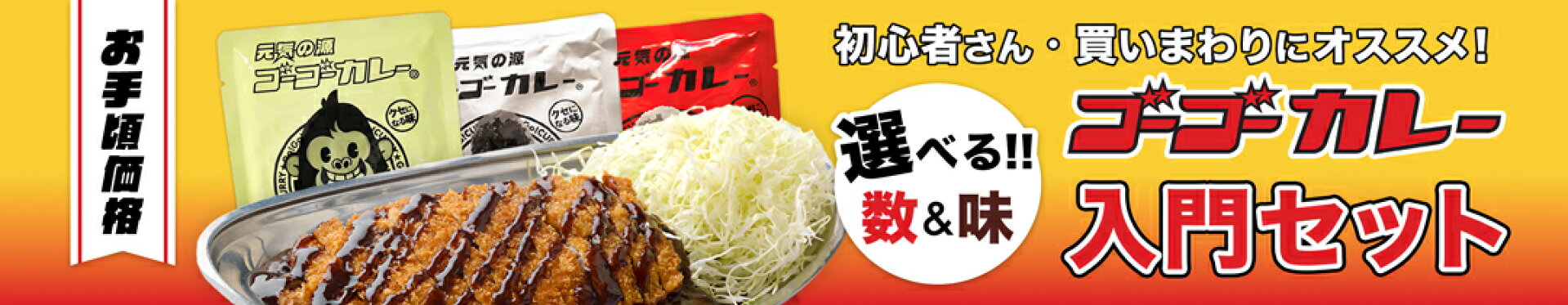 初めての方はこちら！ゴーゴーカレー入門セット