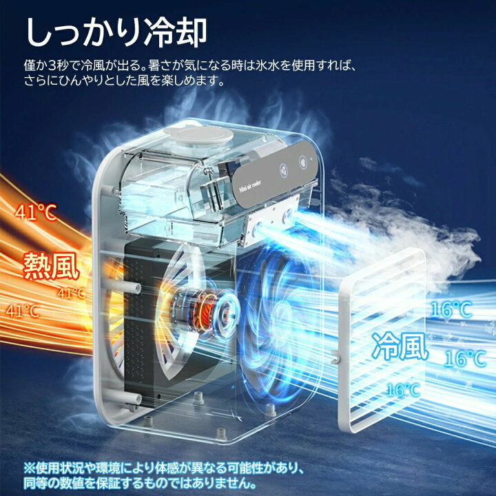 楽天市場】【SNSで話題沸騰】【大人気】冷風扇 冷風機 卓上冷風機 