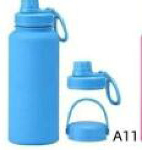 水筒 1リットル ダブルキャップ 2つキャップ 20カラー 20色 20color 真空断熱 スポーツボトル 保温 保冷 スポーツ飲料対応 1l 1L 650ml 650ML すいとう 洗いやすい ステンレスボトル マグボトル 女の