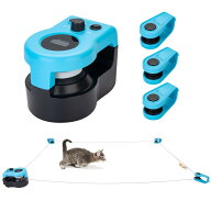 猫おもちゃ 電動 自動 猫じゃらし 猫ちゃん走りだせ 一人遊び 動く バッテリー内臓 充電式 猫運動不足解…