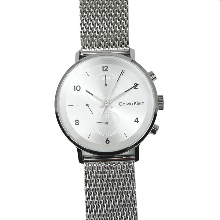 楽天市場】カルバンクライン 腕時計 メンズ CALVIN KLEIN シルバー文字 