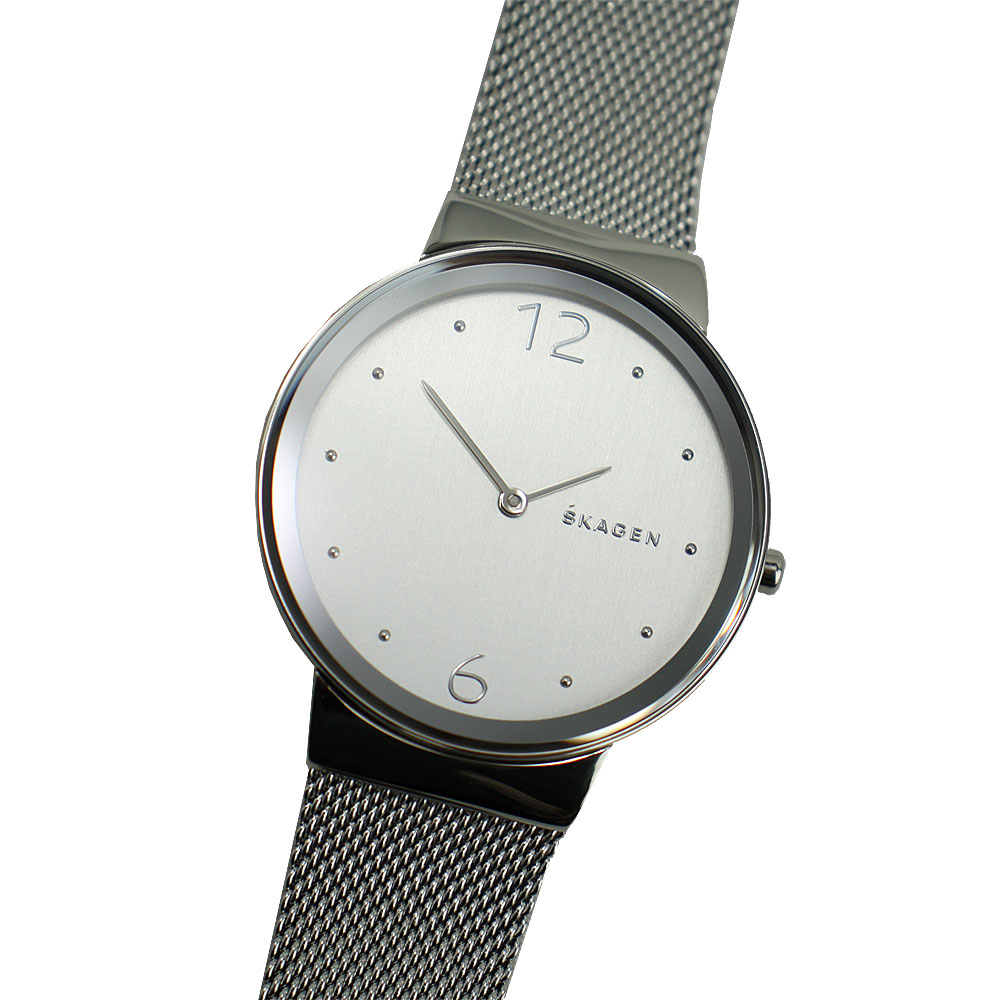 スカーゲン 腕時計 レディース 新品 多様な SKAGEN 情熱セール シルバー ステンレススチール メッシュベルト SKW2380 クォーツ