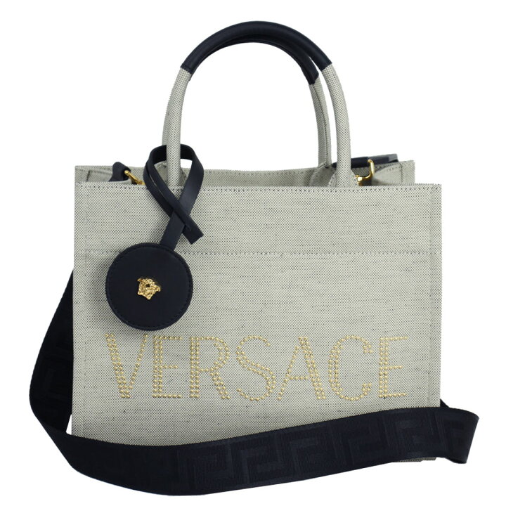 楽天市場】ヴェルサーチ バッグ レディース VERSACE トートバッグ 