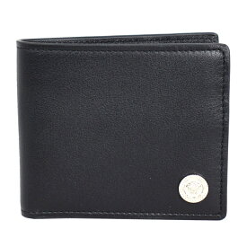 ヴェルサーチ 財布 メンズ VERSACE 二つ折り札入れ メドゥーサ レザー ブラック DPU2463 1A03190 1B00P