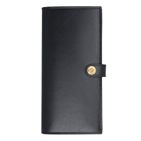 ヴェルサーチ 財布 メンズ VERSACE 長財布 メドゥーサ レザー ブラック 1002898 1A02150 1B00V