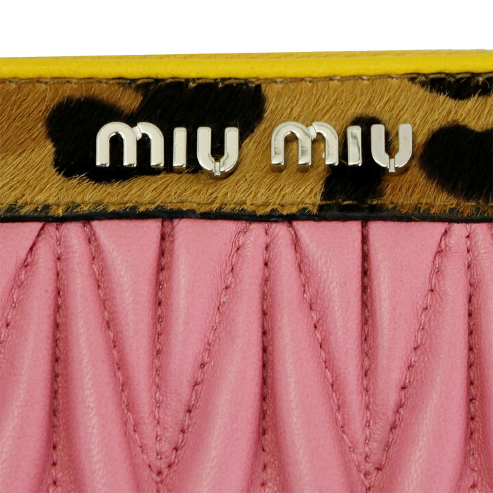 楽天市場】ミュウミュウ 財布 ラムレザー/ハラコ 5ML506 MIU MIU  