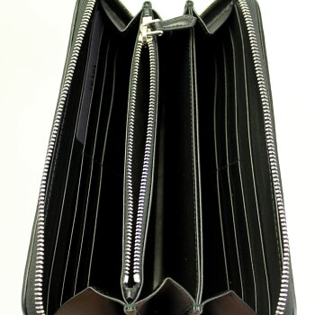 【新品】【PRADA】プラダラウンドファスナー長財布キルティングレザーブラック1ML506SOFTCALFIMPUNNERO