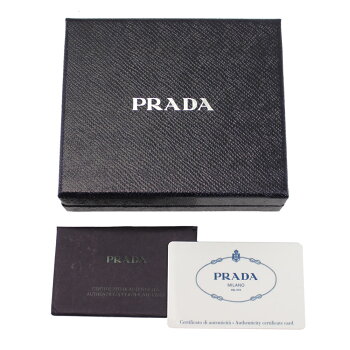 プラダ財布レザーシルバー1MV204PRADA2つ折り財布SAFFIANOSHINECROMO1MV2042EBWF0135