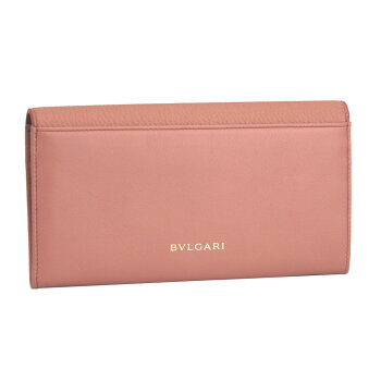 【新品】【BVLGARI】ブルガリフラップ長財布ディーヴァドリームピンク系レザー285501