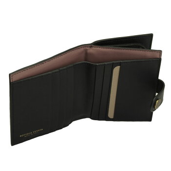 ボッテガヴェネタ財布547441BottegaVeneta2つ折り財布イントレチャートナッパレザーブラック547441VO0B98723