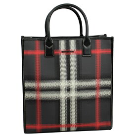 バーバリー バッグ メンズ レディース BURBERRY トートバッグ ブラーチェック デニートート チャコールグレー 80562401