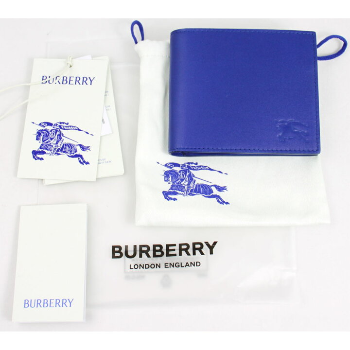 楽天市場】バーバリー 財布 メンズ BURBERRY 二つ折り札入れ 馬上の  