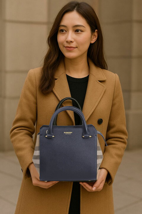 楽天市場】バーバリー バッグ レディース BURBERRY ハンドバッグ 