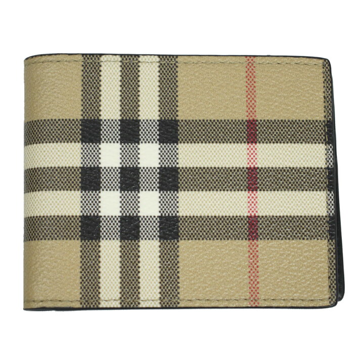 楽天市場】バーバリー 財布 メンズ BURBERRY 二つ折り札入れ チェック 