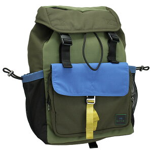 �|�[���X�~�X �o�b�O �����Y PAUL SMITH �����b�N �o�b�N�p�b�N �L�����o�X �O���[���n�}���`�J���[ M2A 7004 HCANVS 30