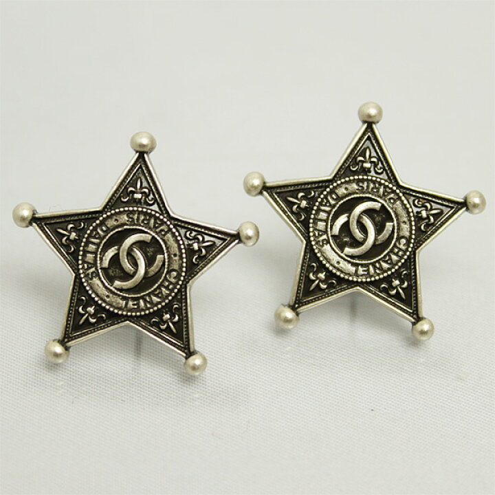 楽天市場】【新品】 【CHANEL】 シャネル ピアス スターモチーフ 