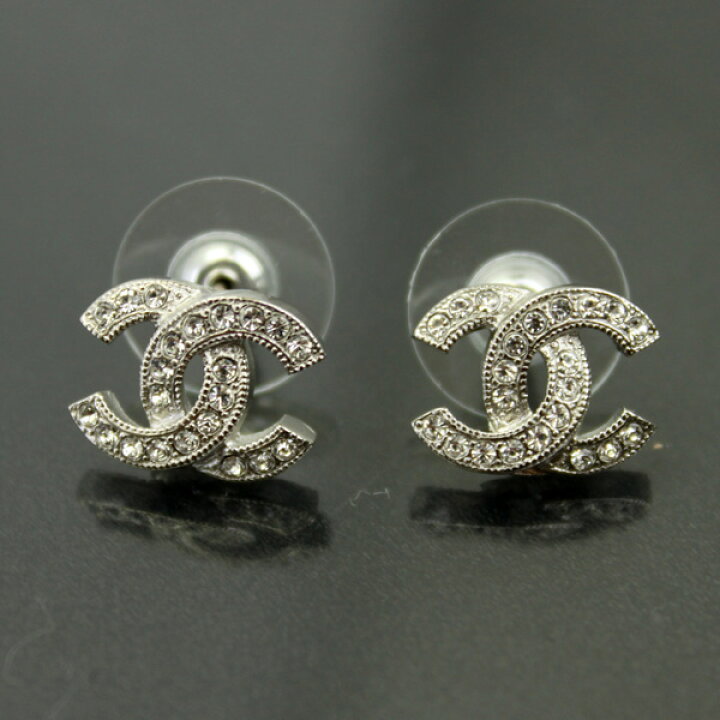 楽天市場】【新品】 【CHANEL】 シャネル ピアス ココマーク シルバー 