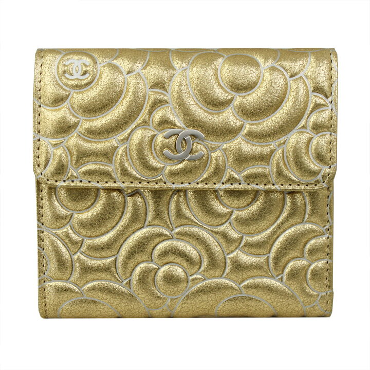 楽天市場】【新品】 【CHANEL】 シャネル 三つ折り財布 カメリア 
