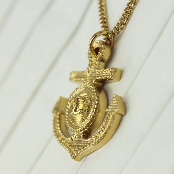 【新品】【CHANEL】シャネルネックレスココマークゴールドマリンスタイル錨A58722X01060Z0000