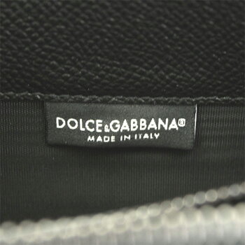 ドルチェ&ガッバーナ財布BP1672DOLCE&GABBANAラウンドファスナー長財布パームプリント型押しレザーブラック/ホワイトBP1672AB059HN610