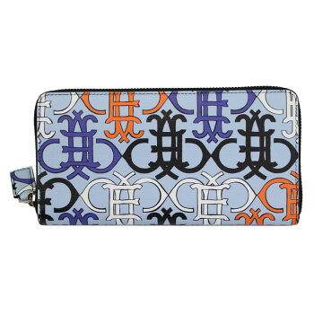 【新品】【EMILIOPUCCI】エミリオプッチラウンドファスナー長財布ロゴマルチカラーレザー62SM11-3