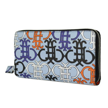 【新品】【EMILIOPUCCI】エミリオプッチラウンドファスナー長財布ロゴマルチカラーレザー62SM11-3