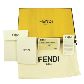 フェンディ財布ブラック/グレー7M0210FENDIラウンドファスナー長財布バッグバグズレザー7M02108FJF06HP2018-19秋冬新作