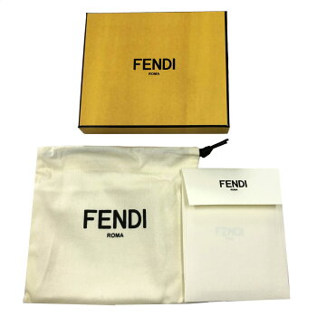 フェンディ財布7M0169FENDI二つ折り札入れメンズフェンディスタンプアップリケPVC×レザー7M0169A5K4F16572019春夏新作日本未入荷