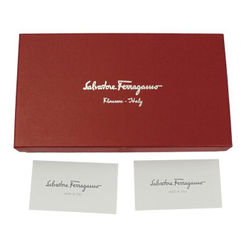 【新品】【FERRAGAMO】フェラガモ三つ折り長財布ヴァラ・リボンレザーANTIQUEROSEピンク系22D32406947092018-19秋冬新作