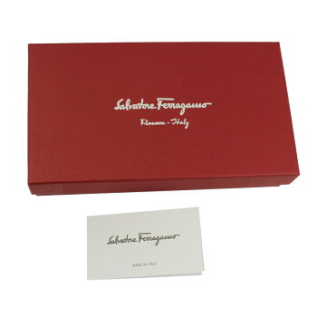 フェラガモ財布レザーブラック22D502FERRAGAMOフラップ長財布スタッズ22D50207054782019春夏新作