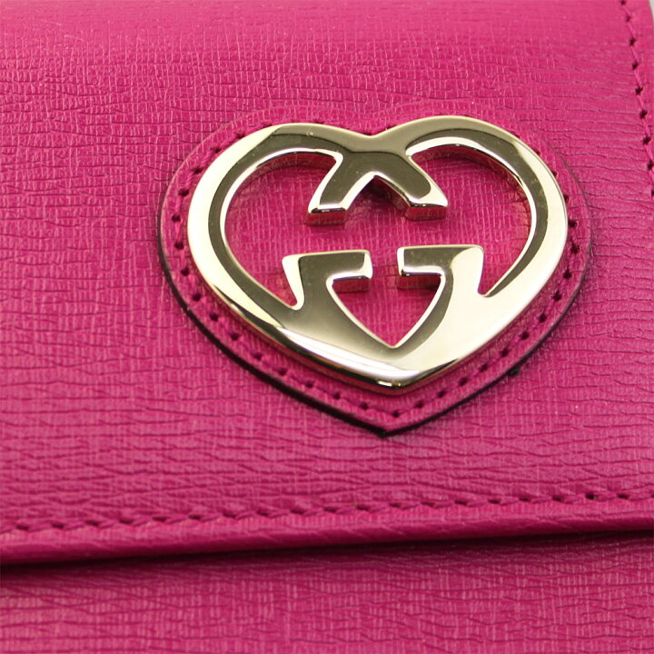 楽天市場】【新品】 【GUCCI】 グッチ 長財布 ハートビート ラブリー 