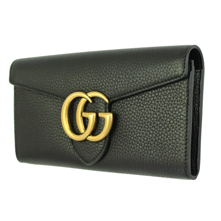 楽天市場】【新品】 【GUCCI】 グッチ 長財布 GGマーモント レザー 
