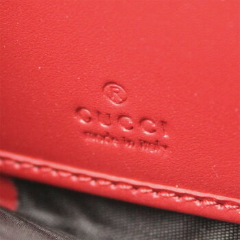 【新品】【GUCCI】グッチラウンドファスナー長財布レインボー&LoveソフトGGスプリームGG柄ベージュ×レッド‎476413K9G2G9789