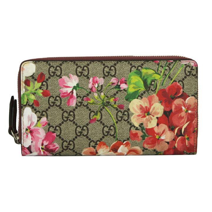 楽天市場】グッチ 長財布 GGブルームス 430260 GUCCI ラウンド 