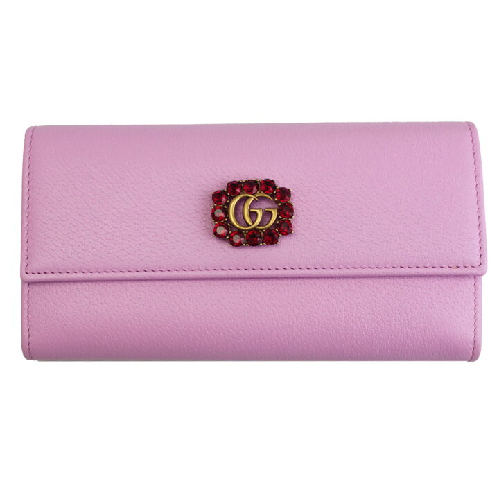 楽天市場】グッチ 財布 レディース 499779 GUCCI 長財布 GGマーモント  