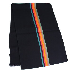 �|�[���X�~�X �X�J�[�t �����Y PAUL SMITH �}�t���[ �X�g�[�� �l�C�r�[ �}���`�J���[�X�g���C�v CENTRAL STRP M1A 454D AS22 47