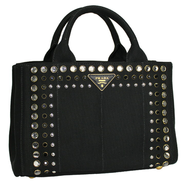 楽天市場】【新品】 【PRADA】 プラダ カナパ トートバッグ ビジュー  