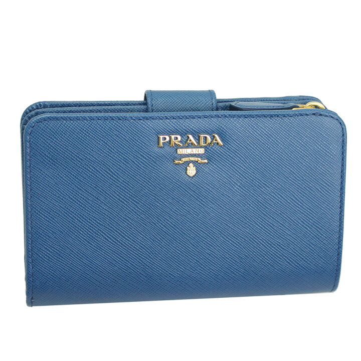 楽天市場】【新品】 アウトレット 【PRADA】 プラダ 二つ折りL字 