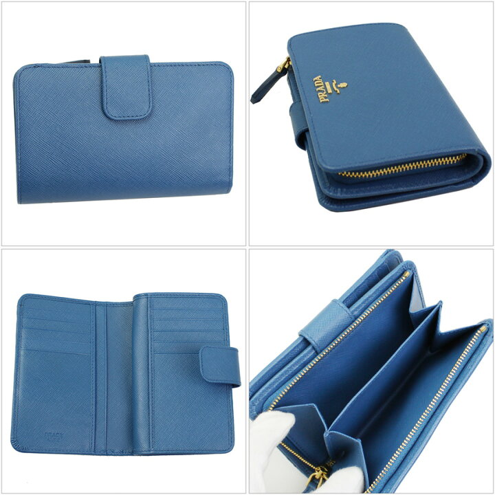 楽天市場】【新品】 アウトレット 【PRADA】 プラダ 二つ折りL字 