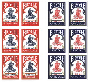 BICYCLE �g�����v�@�o�C�X�N�� ���C�_�[�o�b�N808 �|�[�J�[�T�C�Y ���b�h���u���[12�Z�b�g�i��6��/��6�j�j