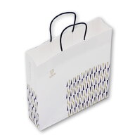 【楽天1位】 紙手提袋（中）白