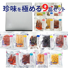 【楽天1位】 お中元 夏ギフト おつまみ ギフト【珍味を極める9品セット】誕生日ギフト お父さん 誕生日 プレゼント 珍味 おつまみ セット 極める 退職 お祝い 詰め合わせ 常温 ビールに合う 珍味 プレゼント おつまみセット つまみ 酒の肴