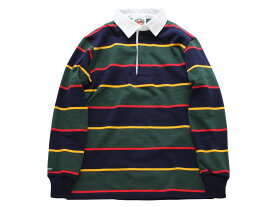 BARBARIAN【バーバリアン】RUGBY SHIRT(L/S) *NVY/GOL/BOT/RED