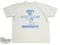 WAREHOUSE【ウエアハウス】PRINTED S/S TEE *SURF'S UP SNOOPY/CREAM
