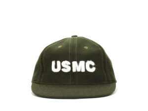 COOPERSTOWN BALL CAP�y�N�[�p�[�Y�^�E���@�{�[���L���b�v�z'22 USMC CAP *OLIVE/WOOL