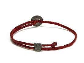 SCOSHA【スコーシャ】SIGNATURE BRIAN SLIDER BRACELET #SB4.3 *OX RED